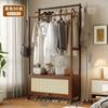 Cabideiro de Chão para Quarto, Rack de Armazenamento para Porta de Entrada de Casa, Cabideiro com Rodinhas Removível, Cabide Simples para Roupa de Interior