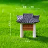 Micro-Paisaje Arquitectura China Simulada Modelo Miniatura Decoración DIY Adornos Retro Botella Ecológica Resina Adornos Pequeños