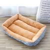 Nido cálido para mascotas Kennel rectangular engrosado de terciopelo ártico perros pequeños y medianos y gatos lino resistente al desgaste antideslizante suministros para mascotas al por mayor
