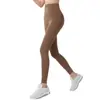 Nuevo Producto Malla de Cintura de Plástico Transpirable Pantalones de Deporte Yoga Desnudos Alta Elasticidad Cintura Alta Levantamiento de Cadera Cintura Pantalones de Gimnasio para Mujer