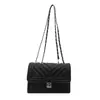 Bolso Cuadrado Pequeño Romboidal de Textura de Alta Gama al Por Mayor Bolso de Mujer 2025 Verano Nuevo Estilo Bolso de Hombro con Cadena de Lujo Ligero Bolso Cruzado para Viajero