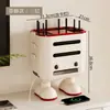 Caixa de armazenamento para roteador WiFi para sala de estar em casa, organizador de tomadas, modem sem fio, organizador de decodificador