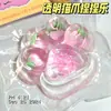 Juguete Squishy de Fruta con Cubitos de Hielo Muñeca Colgante para Niños Juguete para Aliviar el Estrés Rebote Lento Artículo Popular de Celebridad de Internet