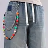 Cadena de Pantalón de Moda Cubo de Queso Colorido Doble Capa Tendencia Cadena de Mezclilla Cadena de Color Bloqueo de Color Cadena de Cintura M&M Cadena de Pantalón Hip-Hop