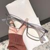 Nuevas Gafas de Alta Gama para Hombre, Aptas para Lentes Graduados, Luz Azul Anti-Reflejo, Lentes Sin Graduar, Montura Completa, Monturas de Gafas Ultra Ligeras de Titanio