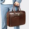 Portafolio de Cuero Bolso de Cuero para Hombre de Alta Gama Bolso de Negocios de Cuero de Flor Superior Bolso de Cuero para Laptop