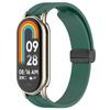 Extra Grande Adequado para Xiaomi Mi Band 10 Pulseira 9/8 Geração Universal Nfc12Mm Silicone Cor Pura Magnética Dobrável