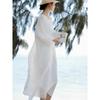 Roupa Feminina Literária de Alta Qualidade, Leve e Elegante, Saia de Temperamento Sofisticado, Vestido Branco, Estilo Fada