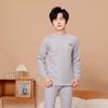 Ropa Infantil de Otoño e Invierno Ropa Infantil Camiseta Base con Forro Polar Ropa Interior de Cachemira Gruesa y Cálida para Jóvenes Traje de Ropa para el Hogar