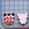 Brillante versión Q lindo Viaje al Oeste mono monje Caballo Blanco dragón bebé pasador cuerda para el pelo agarre pegamento en crema accesorios DIY