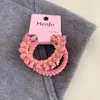 Set de Cintas para el Cabello Color Café con Leche Coreano, Bandas para el Cabello Simples y Elegantes, Anillos para el Cabello de Alta Elasticidad, Accesorios para el Cabello de Alta Gama