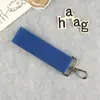 Llavero de Color Macarrón Hecho a Mano Coreano DIY Estilo Ins Colgante para Mochila Escolar Cinta de Lona Etiqueta de Nombre Etiqueta Caliente