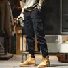 Pantalones de Trabajo Verdes Militares Americanos para Hombre Sueltos Modernos Marca Otoño/Invierno Pantalones Jogger para Hombre Bolsillos Múltiples Pantalones Casuales para Exteriores Hombre
