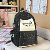 Mochila Nova Tendência de Grande Capacidade e Alta Aparência Estilo Coreano Mochila para Aluno do Ensino Fundamental Bolsa Escolar Casual Ins Nicho para Mulheres