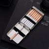HY923 Pitillera Metálica de Apertura Triple con Tapa Protectora para 14 Cigarrillos Estuche para Cigarrillos Fabricante de Cigarrillos