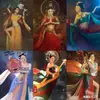 Danza Voladora Estilo Antiguo Estilo Chino Región Occidental Performance Vuelo Dunhuang Traje de Danza Ropa de Mujer Estudio Estilo Exótico Performance Hanfu