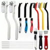 Cepillo de Limpieza Cocina Baño Cepillo de Limpieza Multifuncional Estufa Campana Extractora Ranuras Cepillo de Alambre de Acero de Nylon Venta Caliente Transfronteriza