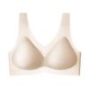 Ropa interior para mujeres que viajan en verano, delgada, para bustos grandes, invisible, transpirable, sin varillas, push-up, sujetador cómodo estilo chaleco para mujeres
