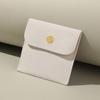 Bolsa Nueva Transfronteriza de Microfibra para Joyería Empaque de Joyería Microfibra Espesa Botón de Presión Cuerda de Amarre Bolsa con Solapa Se Puede Imprimir Logo