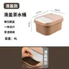 Cubo de drenaje para el hogar, cubo de agua para té, cubo de residuos de té, cubo de agua residual de plástico, accesorios para juegos de té Kung Fu, papelera para mesa de té, cubo de té pequeño
