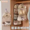 Bolsa colgante de rejilla de panda artefacto de almacenamiento de ropa interior y calcetines casa de alquiler dormitorio hogar interior de armario bolsa de almacenamiento de calcetines