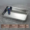 Forma Quadrada Retangular de Aço Inoxidável Extra Grande 100*65 Bandeja para Arroz Cozido no Vapor Bandeja para Churrasco Bandeja para Peixe Assado Bandeja para Uso Comercial em Banquetes