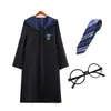 Túnica de Academia Harry Potter Disfraz para Niños Túnica Mágica Ropa Periférica Cos Capa Uniforme Escolar Halloween Performance