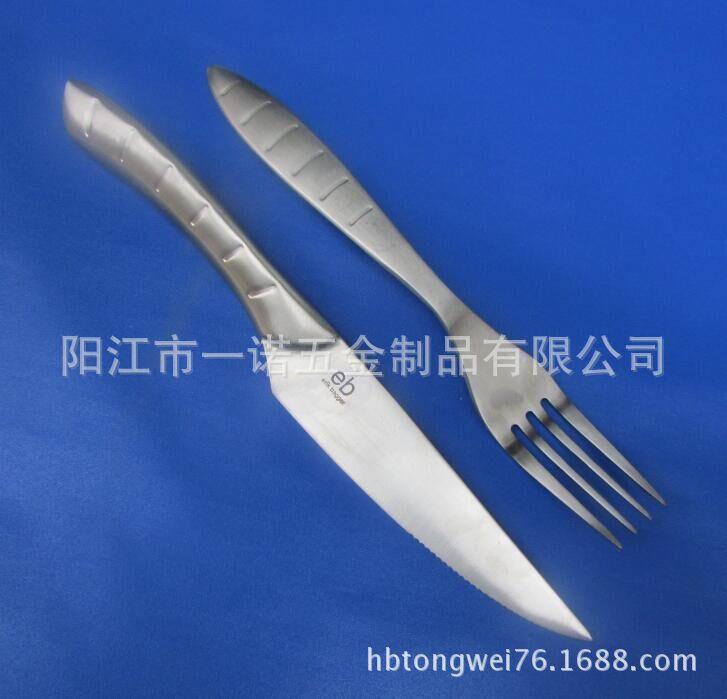 P-090A不锈钢空心柄柄餐具刀叉,西餐刀叉牛排刀牛扒刀.刀