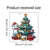 VA-M163 Árvore de Natal Boneco de Neve Caixa de Presente Decoração de Quarto Banheiro Banheiro Adesivos de Parede Autoadesivos Atacado Comércio Exterior