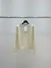Di Novo Produto Emagrecimento Visual Casual Versátil Fashionável Feminino Recorte Jacquard Tricô Manga Longa + Colete + Cardigan Top