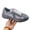 1:1 Caixa Original Mercadoria de Guangzhou 1:1 Caixa Original Novo Estilo Couro e Lona Cadarço Respirável Tênis Casuais Sapatos Masculinos para Exportação