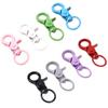 Chaveiro de metal pintado colorido pingente de boneca para bolsa material chaveiro de cachorro com fecho lagosta acessórios de joias DIY
