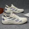 Sapatos masculinos 2026 verão novo malha respirável flyknit masculino casual esportivo leve corrida sapatos de coco