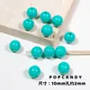 Cuentas Redondas de Colores Accesorios para Joyería DIY Cuentas Sueltas Hechas a Mano Arcoíris Color Completo Crema 10mm Accesorios para Pulseras Collares Cuentas