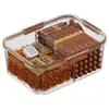 Caja de Almacenamiento de Puros para Mascotas Zhanggong Caja de Puros Sellada Caja Humidificadora para Puros Grado Alimenticio Lujo Accesible Caja de Mantenimiento para Puros