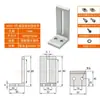 Conector de Soporte de Estante de Perfil de Aluminio 20/30/40 Perfil de Soporte de Marco Lado Exterior Tablero de Escritorio Tablero de Madera Pieza de Fijación