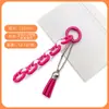 Llavero Colgante Cadena Arcoíris Creativo Colgante Pequeño Fresco Dopamina Accesorios DIY Cubierta de Auriculares Colgante para Pareja