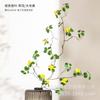 Concepción artística zen simulación planta verde vid de albaricoque vid de loto Guanyin decoración del hogar decoración de interiores exhibición material floral para boda