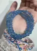 Cuentas Sueltas de Aguamarina Hielo Natural para Pulsera de Cristal Hecha a Mano DIY, Accesorios para Pulsera y Collar para Mujeres