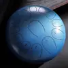 Tambor etéreo de clase D de la marca Huashu, tambor de loto de acero al carbono, 13 tonos, 12 pulgadas, color etéreo, tambor de disco, tambor de lengüeta de acero, percusión