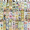 30 Marcapáginas de Dibujos Animados, Lindos Retro Simples Estilo Cuaderno de Notas Materiales Artísticos Creativos, Colección de Tarjetas Marcapáginas de Papel para Lectura