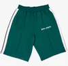 Shorts Casuales Deportivos de Moda Palm Angels Palm Couple para Hombres y Mujeres Rectos Elásticos de Calle Pantalones de Cinco Puntos