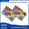Cartão de coração de feriado da empresa cartão-presente cartão de retirada cartão de catering supermercado compras cartão de desconto de recarga de poupança