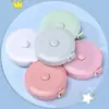 Cinta métrica portátil estilo nórdico, una cinta métrica suave, linda y compacta para medir medidas corporales sobre la marcha, una mini cinta métrica de cuero para medir la cintura de la ropa.