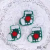 Comercio exterior Decoraciones navideñas Árbol de Navidad Muñeco de nieve Calcetines Fieltro de lana Dibujos animados Adornos Accesorios navideños Colgante