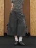 Direto do Fabricante: Calça Cropped Workwear com Cordão e Pregas Estilo Americano com Bolsos Grandes, Shorts de Perna Larga para Homens e Mulheres, Verão
