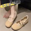 Sapatos Mary Jane Estilo Francês com Saias, Saltos Baixos Robustos, Sapatos Pequenos de Couro Lolita, Novos Sapatos Individuais de Couro Genuíno de Verão 2026 para Mulheres