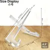 Suporte de Exibição de Acrílico Transparente Placa Cavalete para Bolo de Chá Suporte de Exibição de Arte Suporte de Exibição de Disco