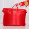 Bolsa de Almacenamiento para Colcha de Boda Bolsa de Empaque para Colcha de Algodón Feliz Dote de la Novia Bolso de Mano para Regalo Suministros Venta al por Mayor Coche de Boda