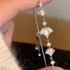 Pulsera de Ginkgo Estilo Nuevo 2025 con un Toque Fresco y Refinado, Lujo Ligero, de Nicho, Exquisita, de Alta Gama, Moderna, Joyería Ajustable de Estilo Deslizante